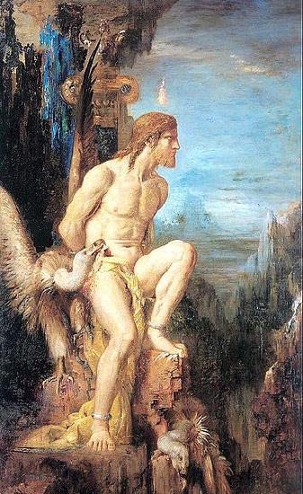 Gustave Moreau Prometheus oil painting picture